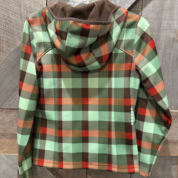 Burton Women’s Small Plaid Fleece Warm-up Jacket - Picture 4 of 6